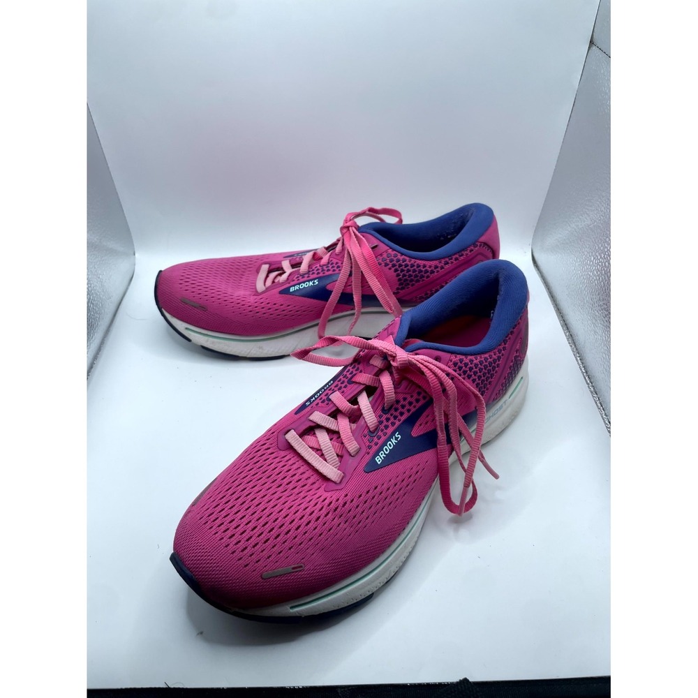 Brooks Ghost 14 1203561B612 Womens 10.5 B Sneakers Pink Athletic Running Shoes